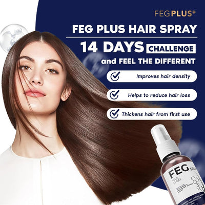 FEGPLUS Minoxidil Hair & Beard Growth Serum (50ml), Seaweed & Rosemary Extract Water, Minoxidil 5% Hair Growth Treatment