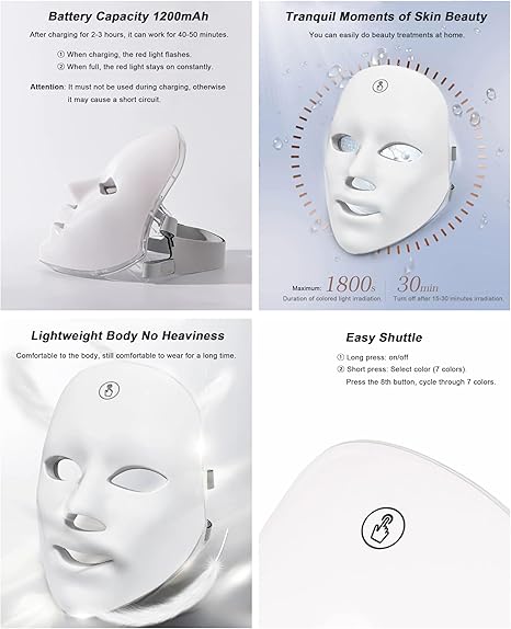 AgeReverse LED Light Mask