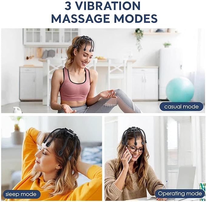 360° Bliss: Experience Relaxation with Our Ultra Head Massager