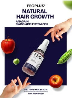 FEGPLUS Minoxidil Hair & Beard Growth Serum (50ml), Seaweed & Rosemary Extract Water, Minoxidil 5% Hair Growth Treatment